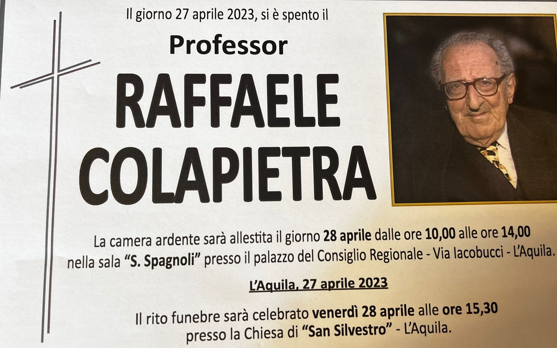 manifesto colapietra