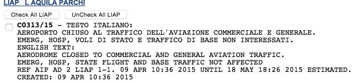 notam